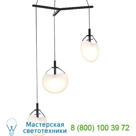 Cantina large 3-light tri-spreader led pendant light 2995. 25c-sml sonneman lighting, светильник