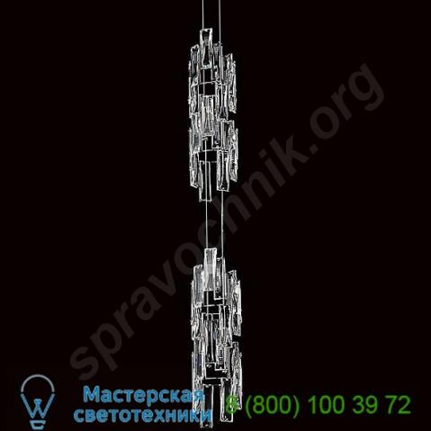 Tur110n-wh1s turns led pendant light swarovski, светильник