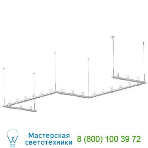 Sonneman lighting 20qkz46b intervals zig-zag led pendant light, светильник