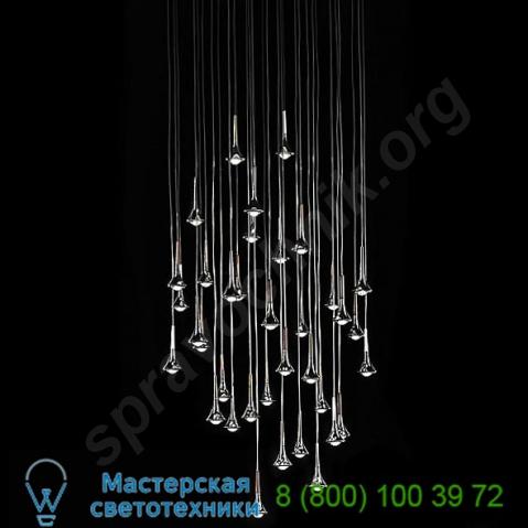 Rain large multi light pendant light 156402x14 | 154517 studio italia design, светильник