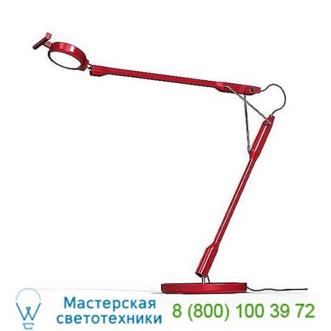 Tivedo table lamp (black/table base/lacquer red) - open box ob-1d830=000501 | 1d83/1000008 luceplan