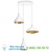 Swell 3-pendant chandelier swel chan 1 mix blk/bra pablo designs, светильник