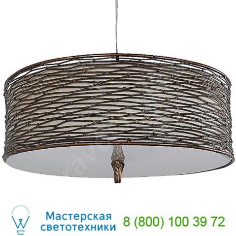 Flow drum shade pendant light varaluz, светильник