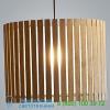 Luz oculta wood drum pendant light zaneen design d5-1042dgr, светильник