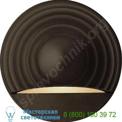 Hinkley lighting 1549mw round eyebrow deck sconce, светильник