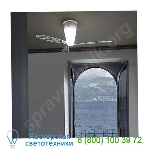 Blow ceiling fan (transparent screenprint) - open box return  luceplan, светильник