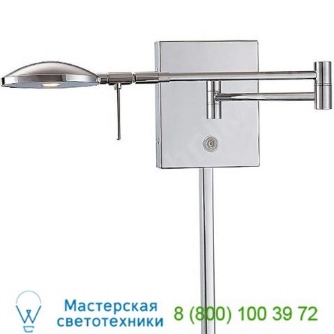 George kovacs georges reading room p4338 led swing arm wall lamp p4338-077, бра