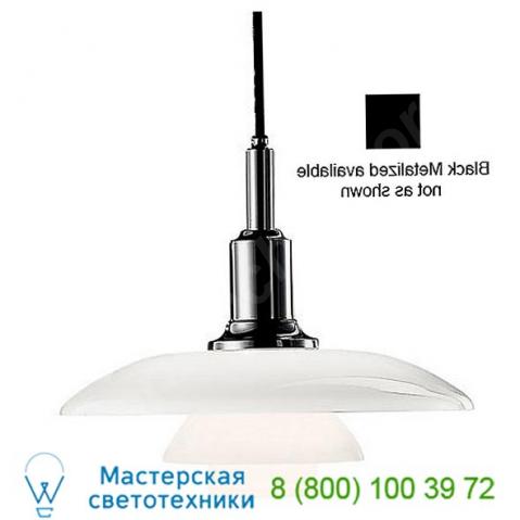 Louis poulsen  ph 3/2 pendant light (black metalized) - open box return, светильник