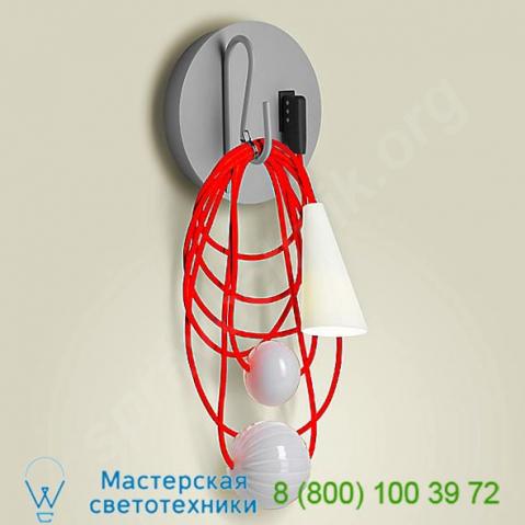 Filo wall sconce (eastern coral) - open box return foscarini ob-289005-02u, опенбокс