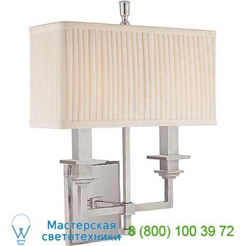 Berwick 2 light wall sconce hudson valley lighting 242-agb, настенный светильник