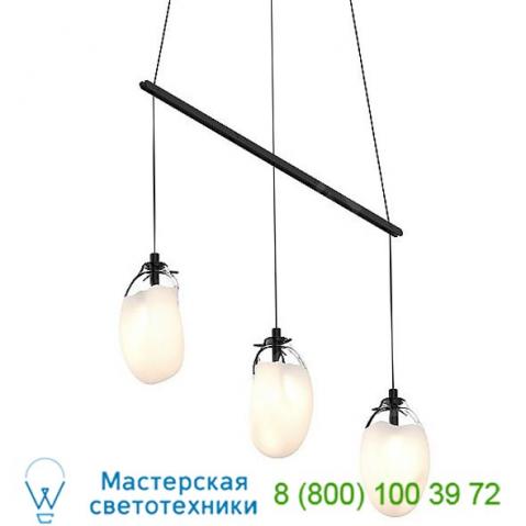2973. 25c sonneman lighting liquid 3-light linear spreader led pendant light, светильник