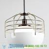 Bluff city 14 inch pendant light (white/brass) - open box return  roll &amp; hill, светильник