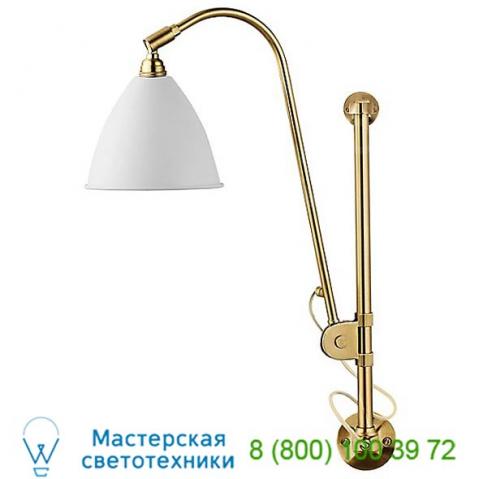 Gubi ob-001-05311#1001 bestlite bl5 wall sconce (brass with matte white) - open box, опенбокс