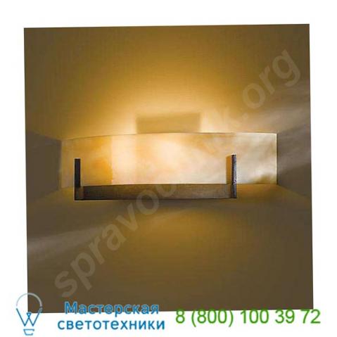 Ob-206401-skt-07-aa0324 hubbardton forge axis wall sconce (dark smoke/amber swirl/incand) - open