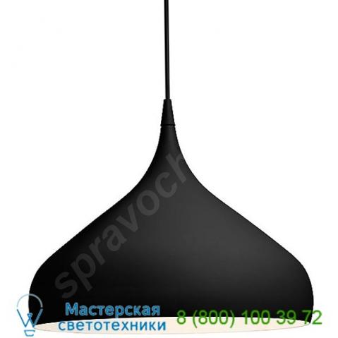 At-20919003-ul-black-pvc &amp;tradition spinning bh2 pendant light, светильник