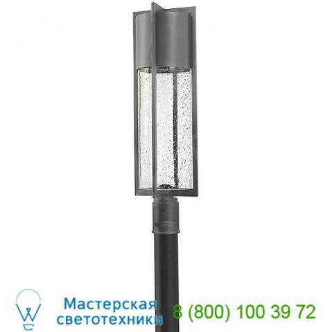 Hinkley lighting 1321bk shelter outdoor post light, светильник для садовых дорожек
