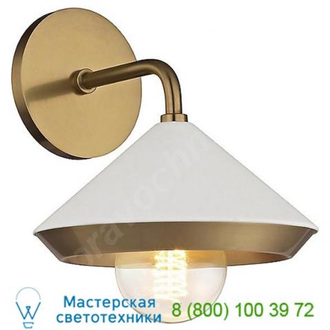 Mitzi - hudson valley lighting h139101-agb/bk marnie wall sconce, настенный светильник