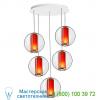 Belo chan 16/3 org pablo designs bel occhio multi pendant chandelier, светильник