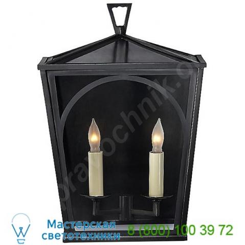 Darlana arc outdoor wall sconce visual comfort cho 2350bz-cg, бра