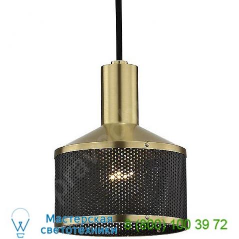 H119701-agb/bk yoko pendant light mitzi - hudson valley lighting, светильник