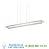 Kuzco lighting mondrian led linear suspension (brushed nickel) - open box, светильник
