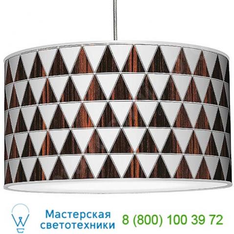 Triangle 1 pendant light jefdesigns jd_triangle1_ebony_thao16, светильник