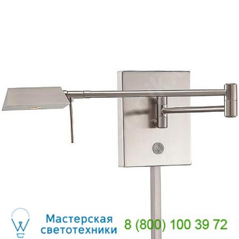 George kovacs p4318-631 georges reading room p4318 led swing arm wall lamp, бра