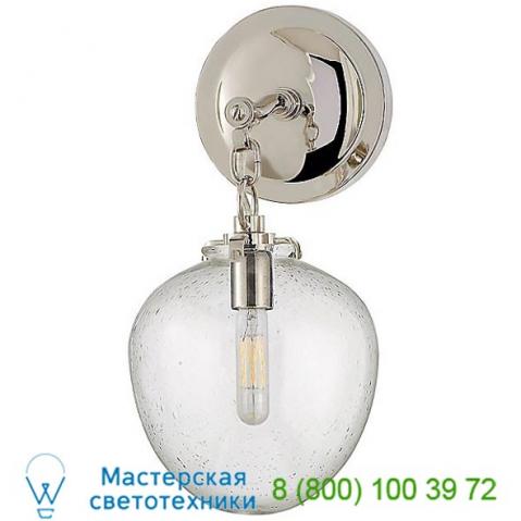 Katie acorn bathroom wall light visual comfort tob 2225bz/g2-cg, настенный бра