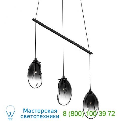 2973. 25c sonneman lighting liquid 3-light linear spreader led pendant light, светильник