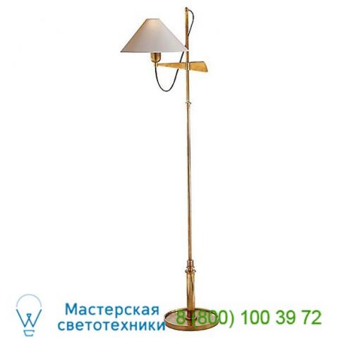 Hargett bridge arm floor lamp visual comfort sp 1505bz-np, светильник