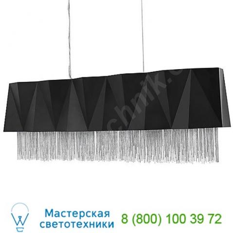 Zuma linear chandelier fredrick ramond fr32806sbk, светильник