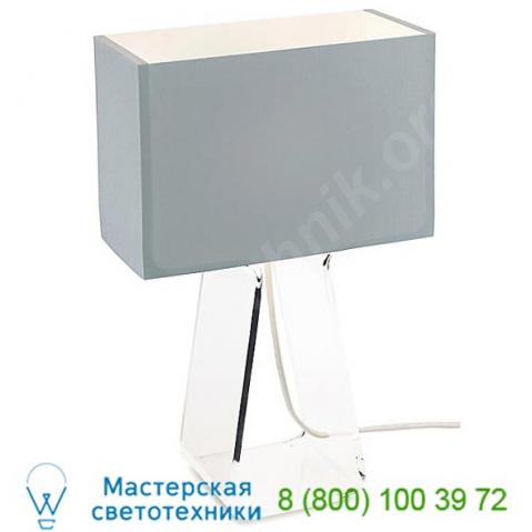 Pablo designs tt 14 wht/clr tube top table lamp, настольная лампа