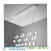 Beluga multispot 20-light rectangular pendant light fabbian, светильник