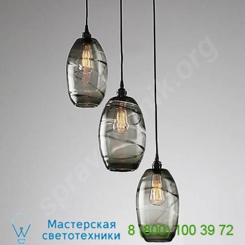Hammerton studio chb0035-03-fb-oc-c01-e2 ellisse multipoint pendant light, светильник
