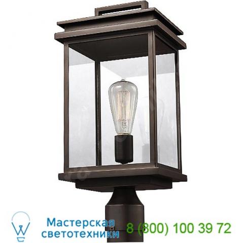 Ol13607anbz feiss glenview outdoor post light, светильник для садовых дорожек