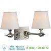 Ob-6232-pn hillsdale two light swivel wall sconce (pol nikl) - open box hudson valley lighting, бра
