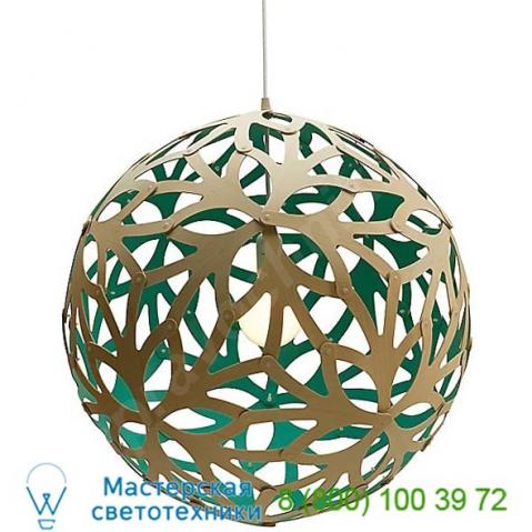 Flo-0800-nat-whi david trubridge floral pendant light, светильник