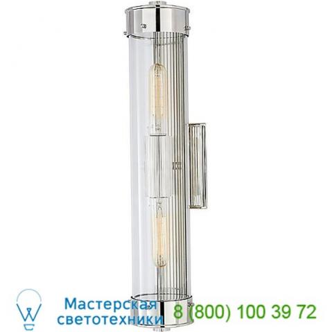 Tob 2318bz/hab-cg visual comfort marais linear bathroom wall sconce, настенный бра