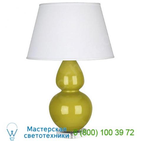 A606 robert abbey double gourd lucite table lamp - large, настольная лампа