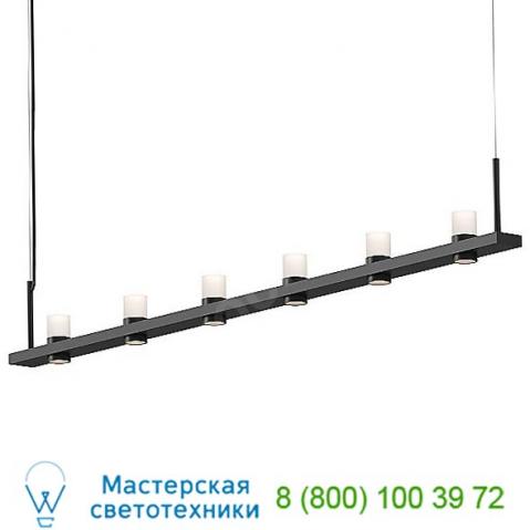 Sonneman lighting intervals linear led suspension light 20qkl04b, светильник