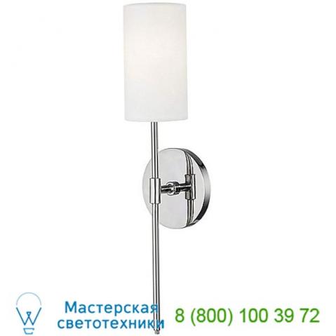 Mitzi - hudson valley lighting olivia linen wall sconce h223101-agb, настенный светильник