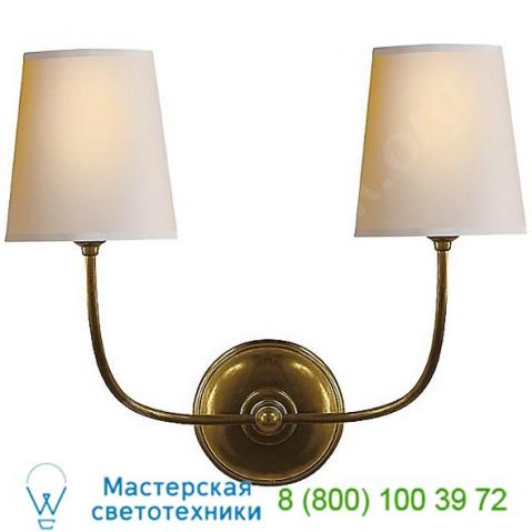 Tob 2008as-np vendome wall sconce visual comfort, настенный светильник бра