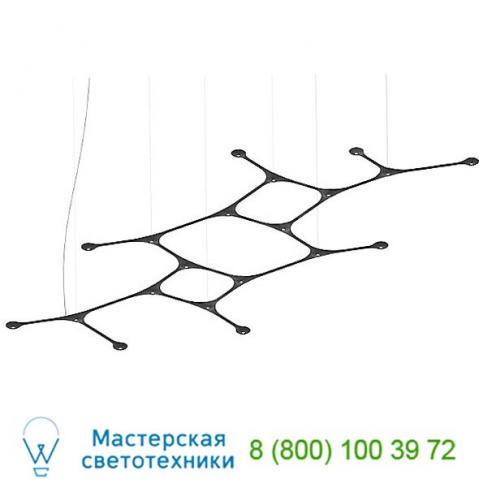 Carbon 10 foot linear suspension light tokio, светильник