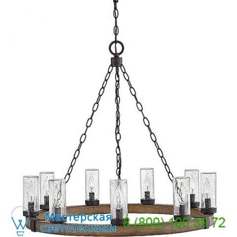 Sawyer outdoor chandelier hinkley lighting 29206sq, уличный подвесной светильник