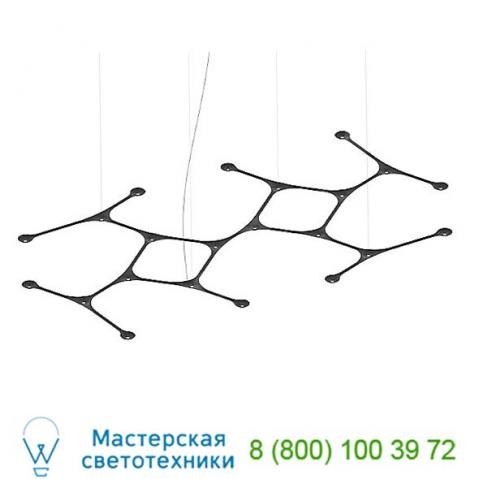 Tokio  carbon 8. 4 foot linear suspension light, светильник