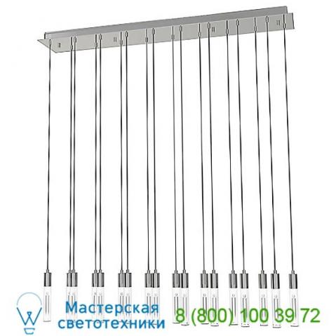 Seraph linear led chandelier blackjack lighting ser-38p-bl-bu, светильник