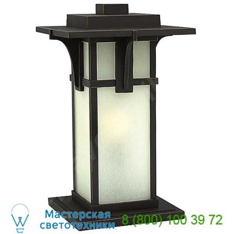 Manhattan pier mount outdoor lamp 2327oz hinkley lighting, светильник для садовых дорожек