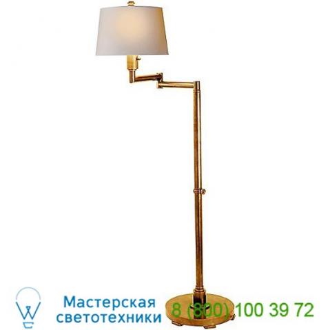 Chunky swing arm floor lamp cha 9106ab-l visual comfort, светильник