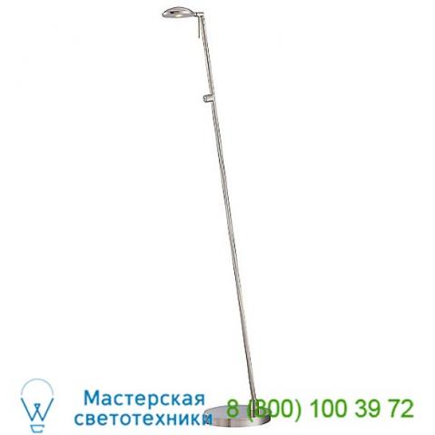 Georges reading room p4334 led floor lamp (nickel) -open box george kovacs , светильник