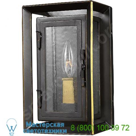 Feiss ol13800anbz/pbb urbandale 1 light outdoor wall sconce, уличный настенный светильник